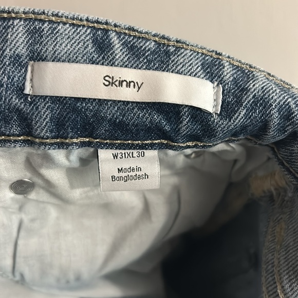 Calvin Klein men’s skinny light wash jeans 31/30 - Picture 5 of 5